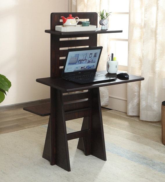 Sit-Stand Walnut Desk - Height Adjustable Desk